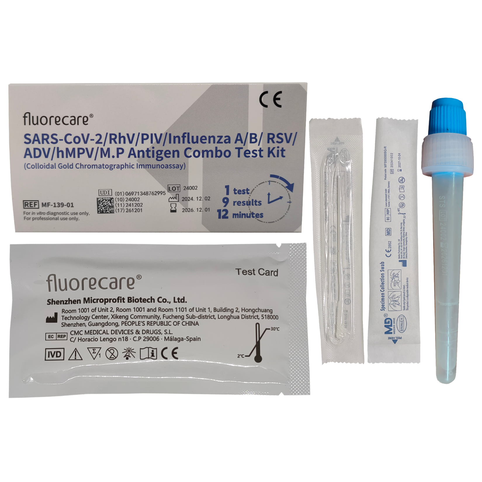 Fluorecare 9w1 — zawartość zestawu