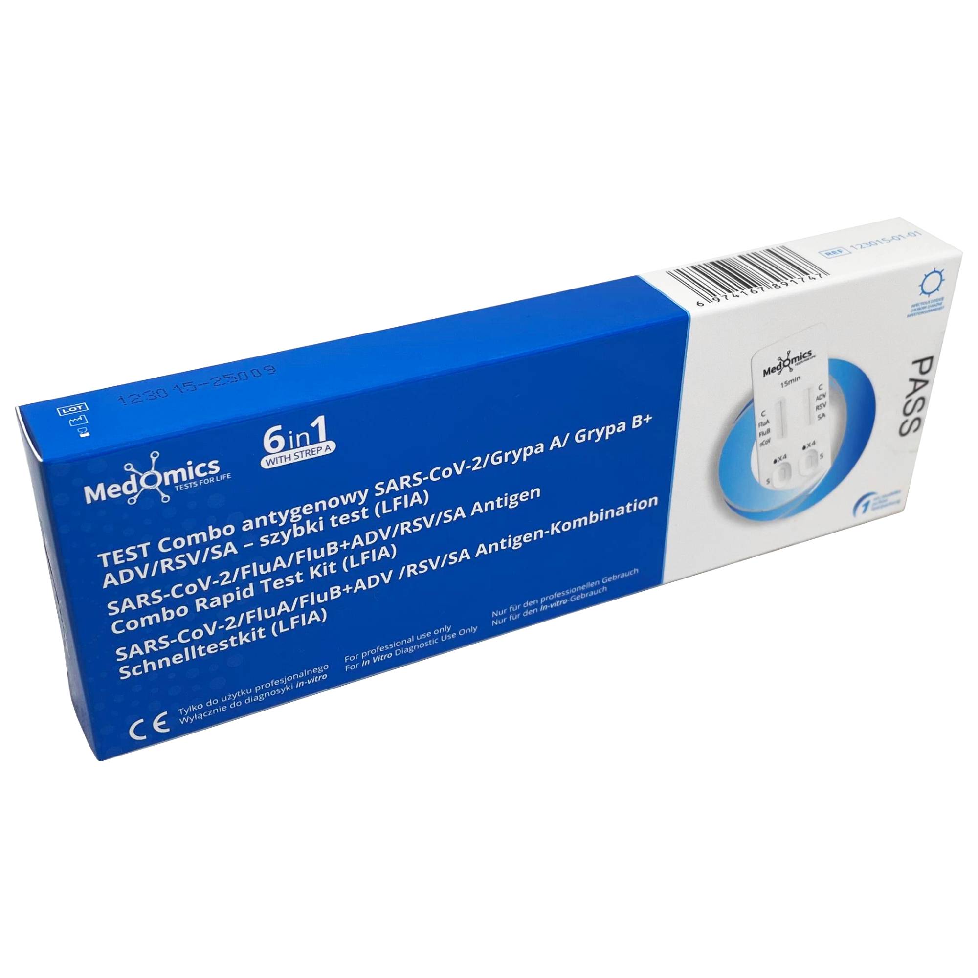 Medomics 6w1 PRO — przód opakowania