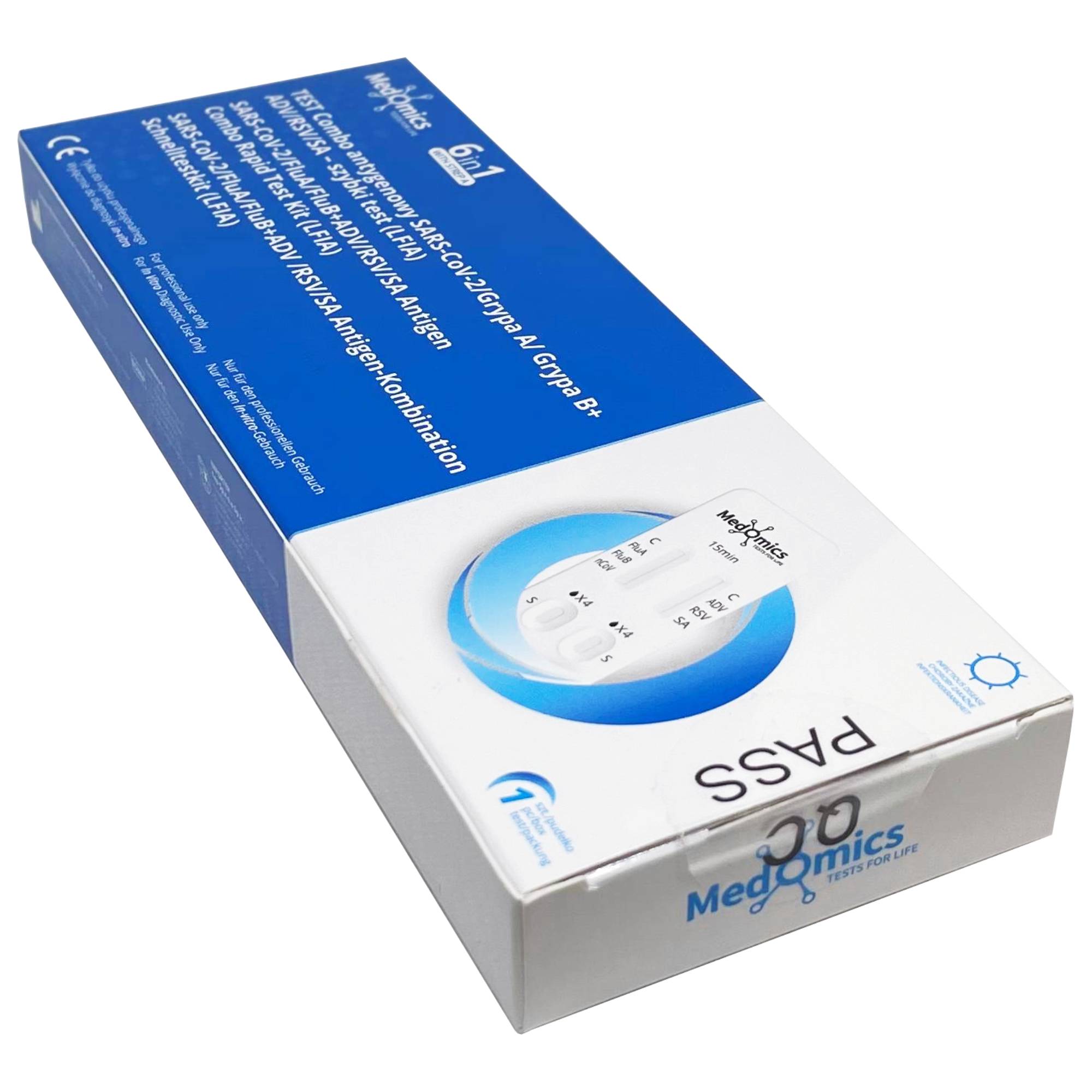 Medomics 6w1 PRO – naklejka QC