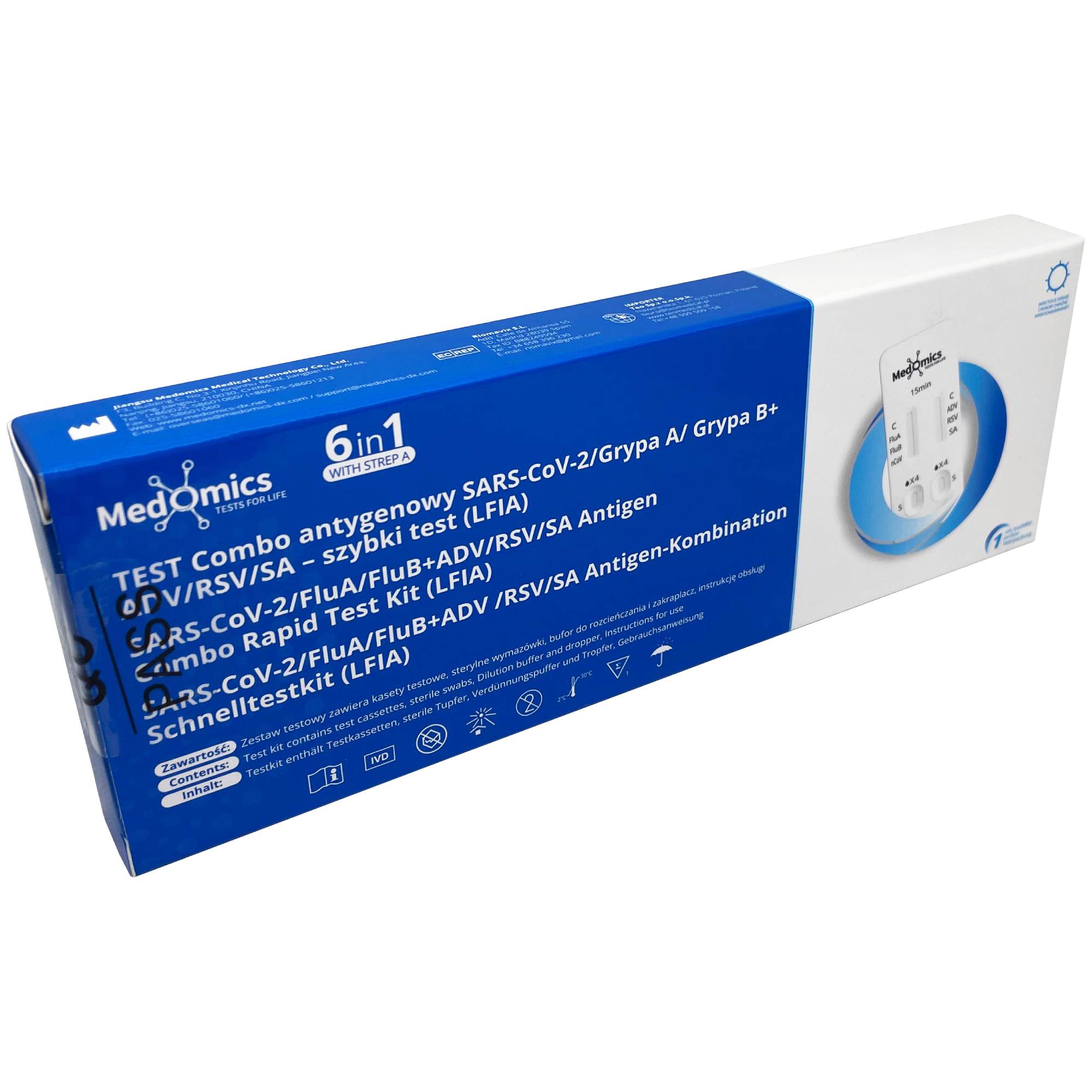 Medomics 6w1 PRO — tył opakowania