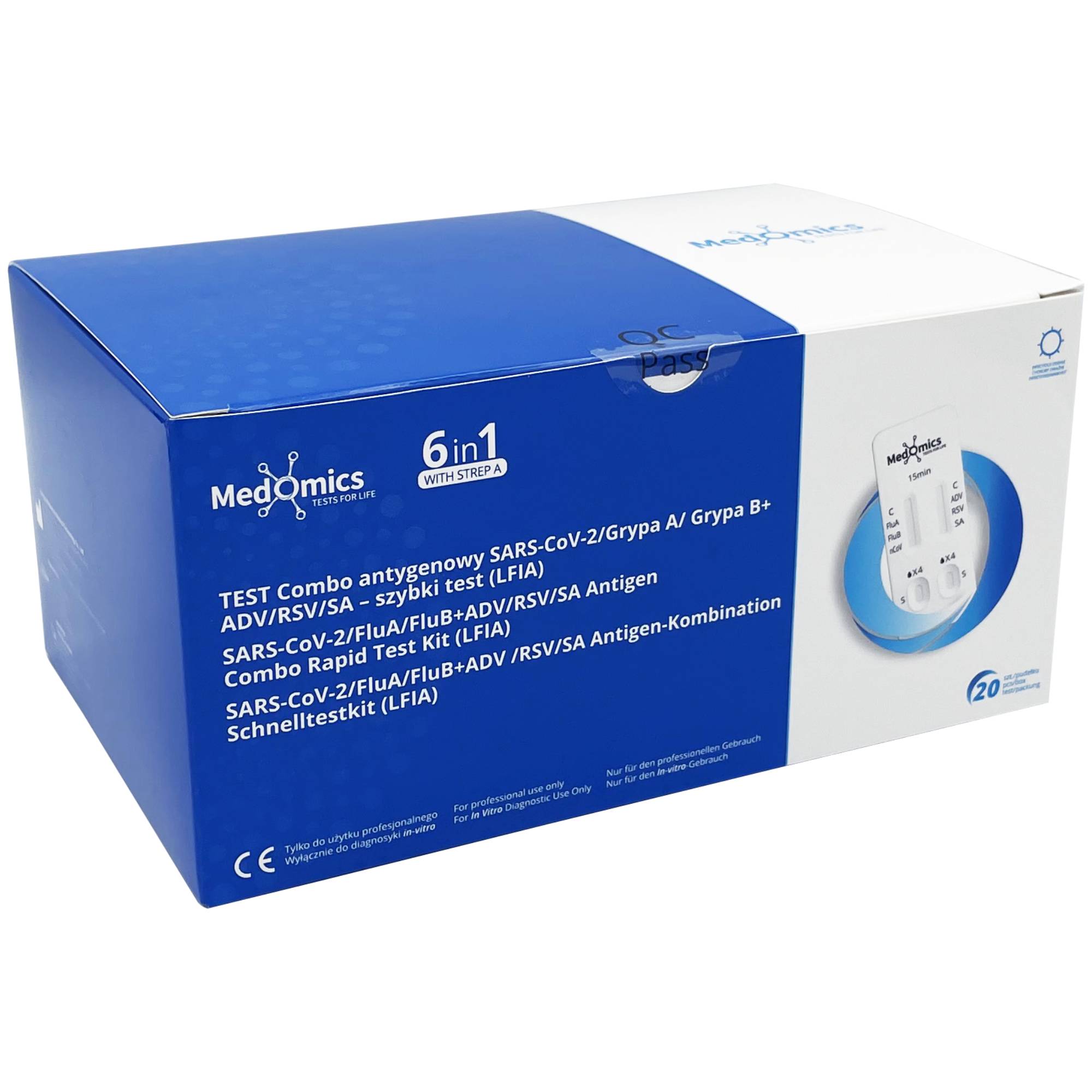Medomics 6w1 PRO — przód opakowania