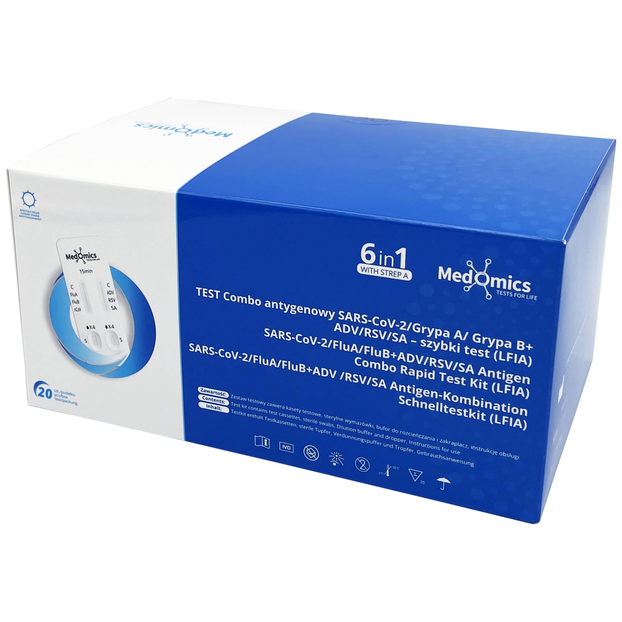 Medomics 6w1 PRO — tył opakowania