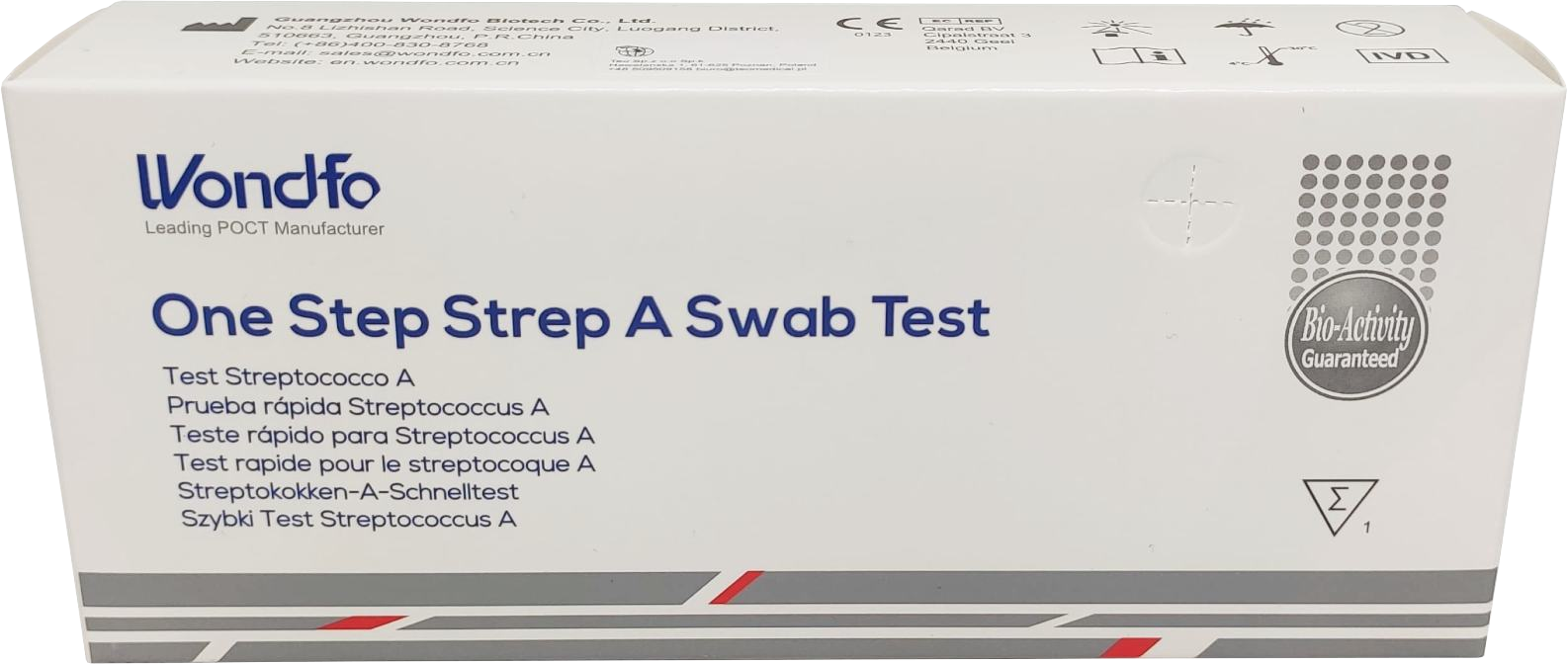 Wondfo Strep A – test do samokontroli